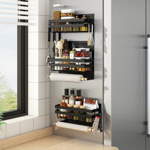 Revolutionize Your Kitchen Organization with Our Magnetic Punch Free Rack