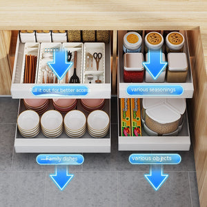 Transform Your Kitchen with the Kitchen Drawer-styled Cabinet Double Layer