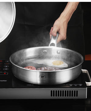 Discover the Ultimate Cooking Experience with Our Household Smokeless Non-stick Frying Pan