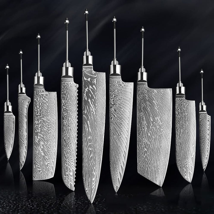 Discover the Art of Precision with Damascus Embryo Kitchen Knives
