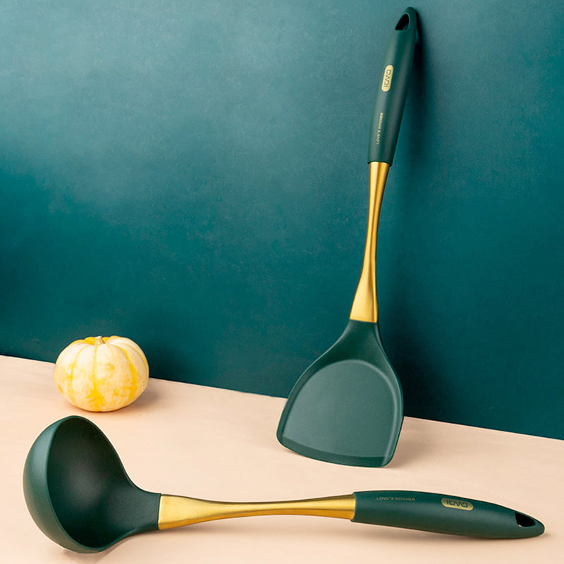 Stainless Steel Silicone Spatula Spoon