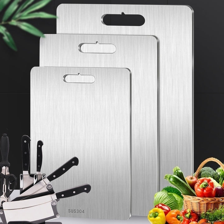 Stainless Steel Double-sided Cutting Board