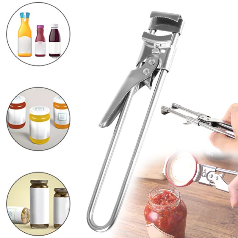 Multifunctional Stainless Steel Jar and Bottle Opener
