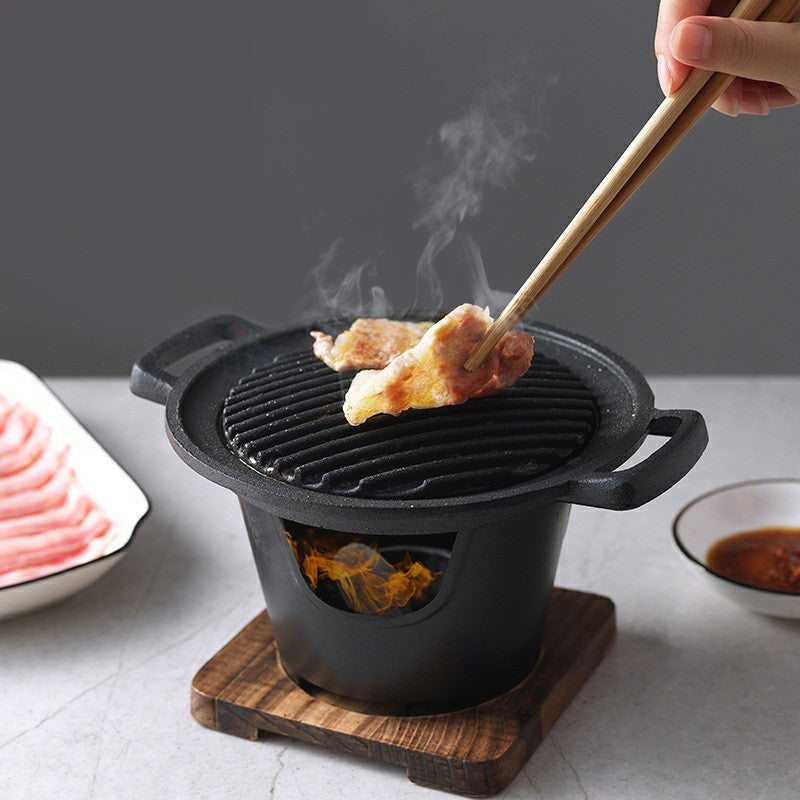 Mini BBQ Grill Alcohol Stove