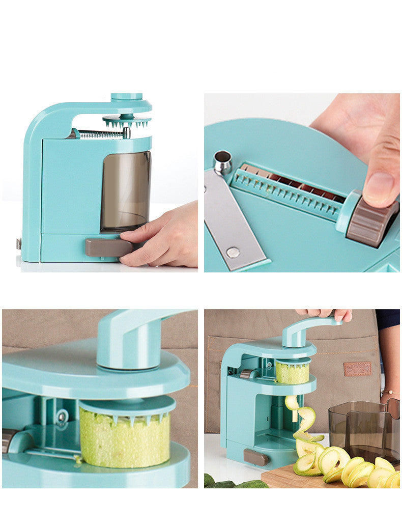 Vertical Hand-Operated Filament Vegetable Cutter