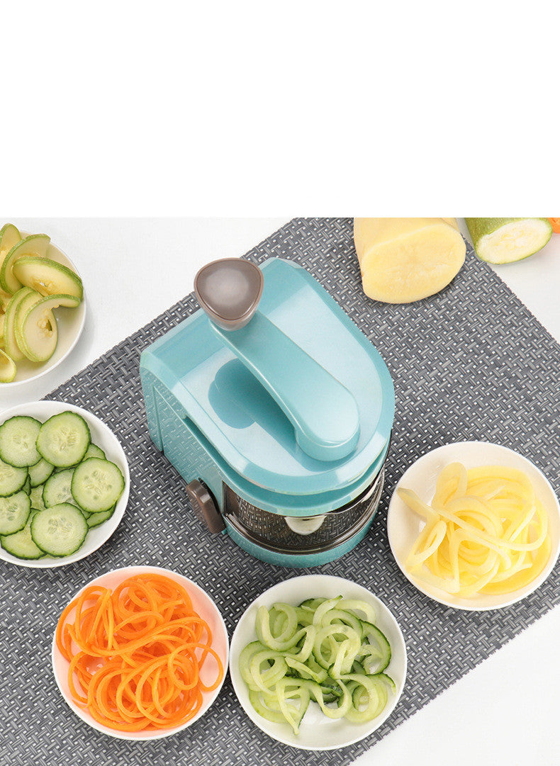 Vertical Hand-Operated Filament Vegetable Cutter