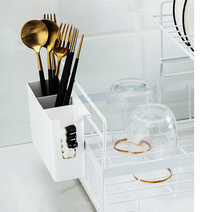 Kitchen dish storage rack for kitchen