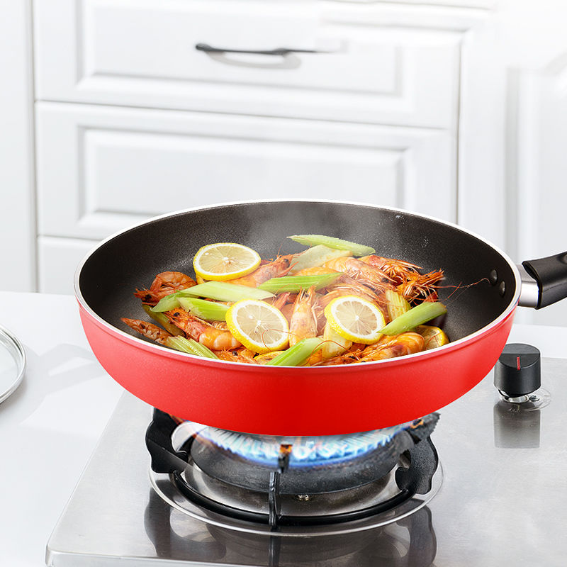 Household Simple Flat Non-Stick Frying Pan