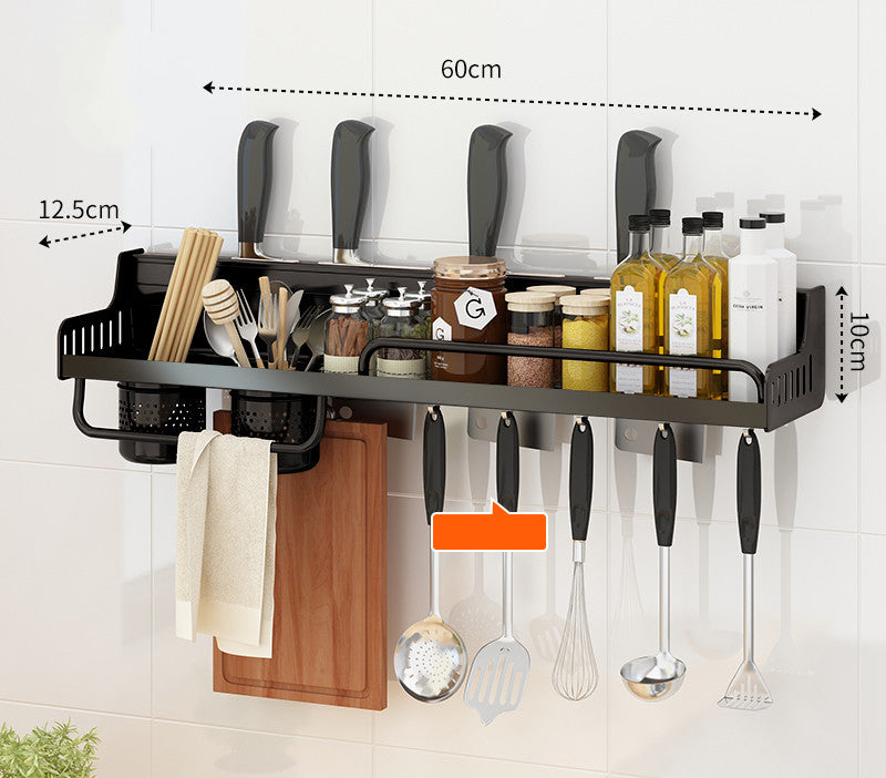 Kitchen Wall-mounted Multifunctional Storage Rack