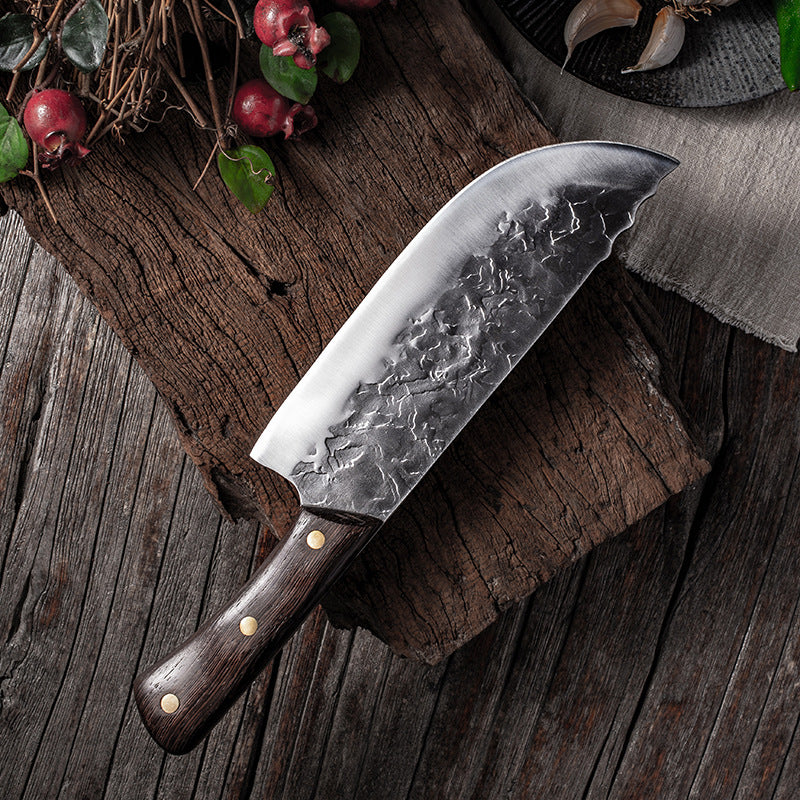Hand Forged Longquan Old Kitchen Knife