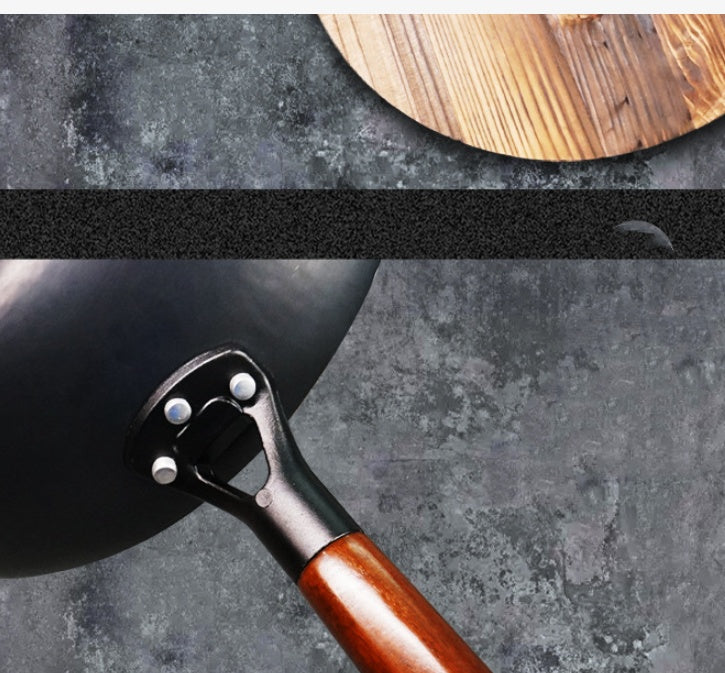 Household Non Stick Flat Bottom 32cm Frying Pan