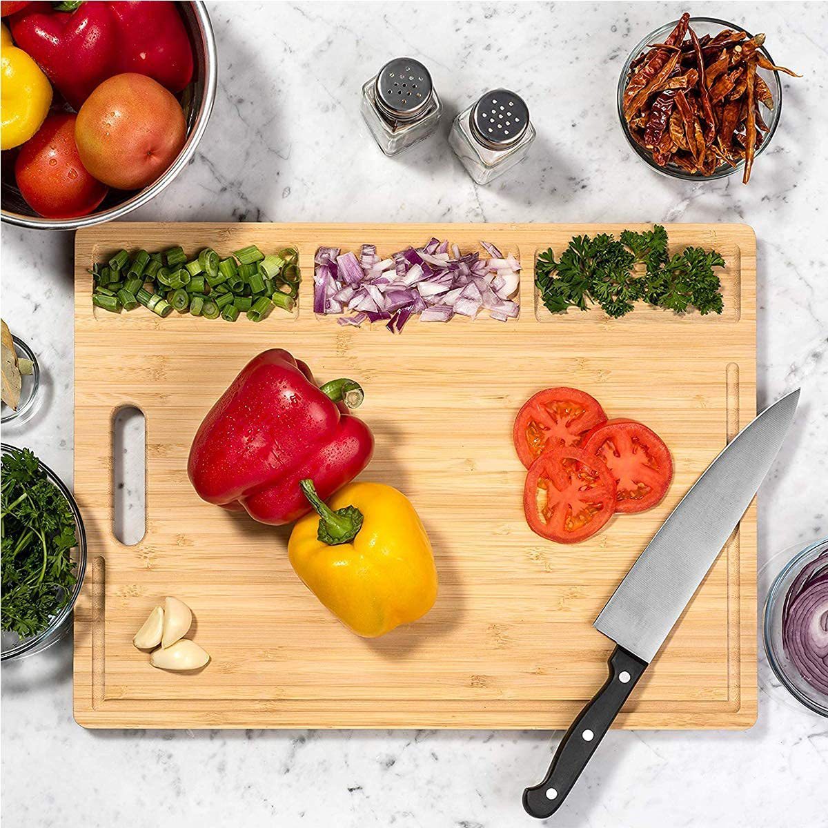 Household Bamboo Rectangular Cutting Board