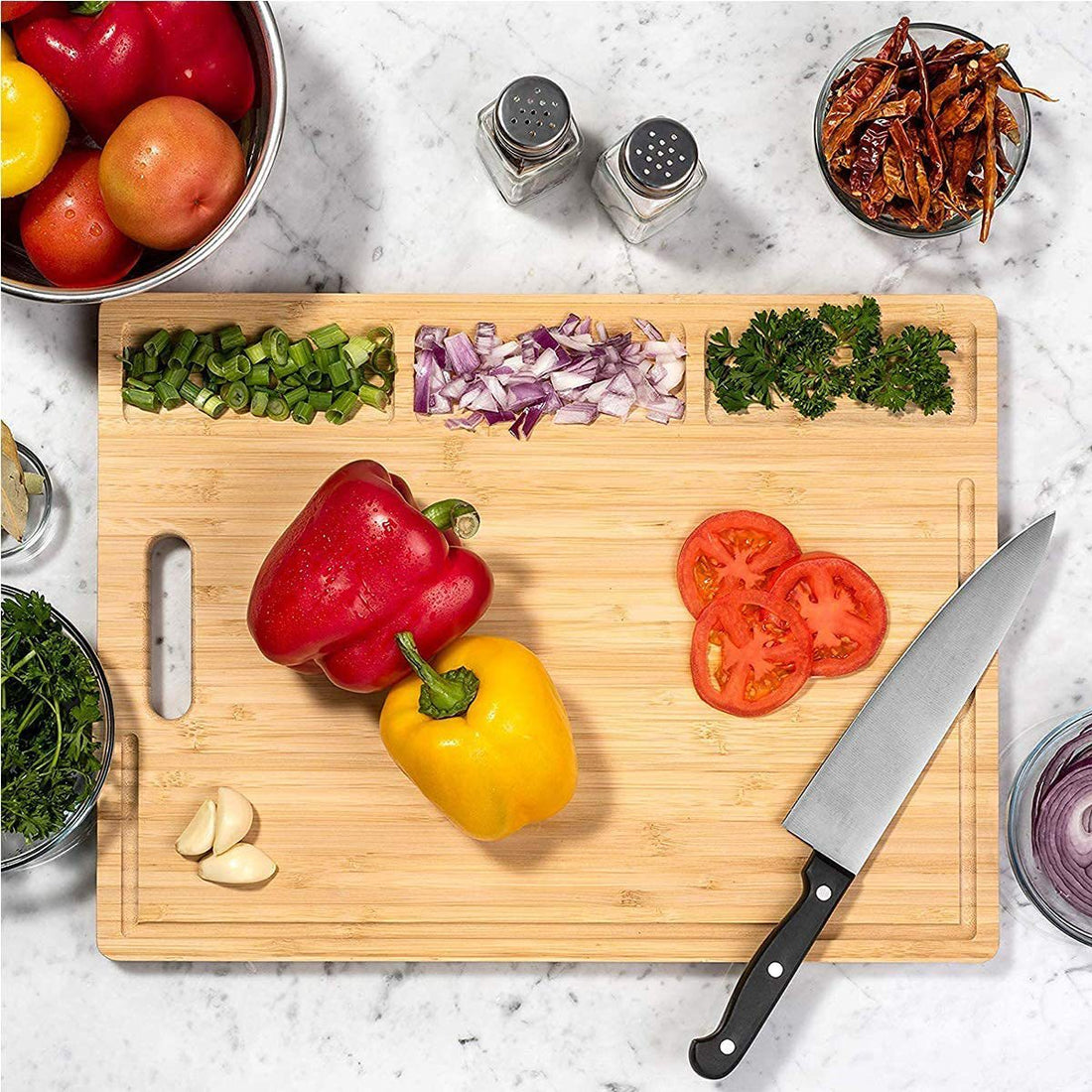 Household Bamboo Rectangular Cutting Board