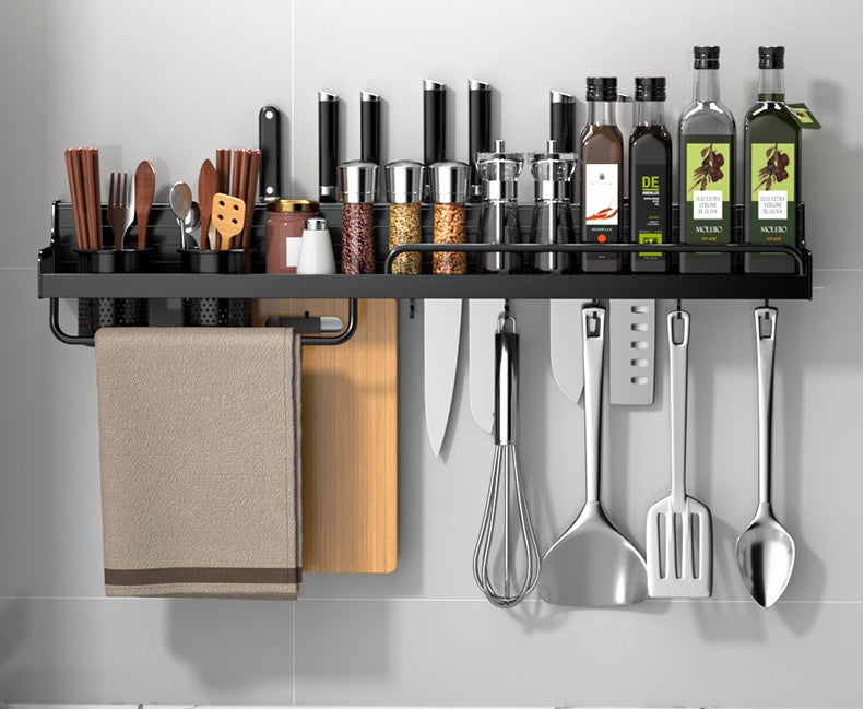 Kitchen Wall-mounted Multifunctional Storage Rack