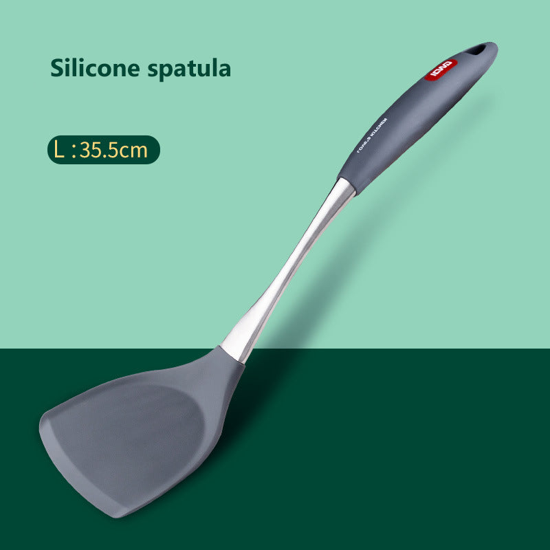 Stainless Steel Silicone Spatula Spoon