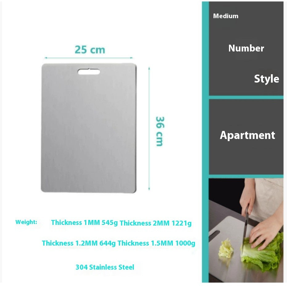 Stainless Steel Double-sided Cutting Board