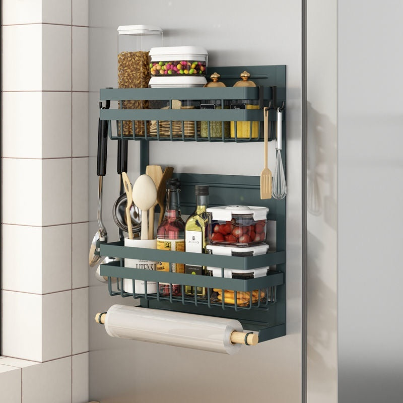 Kitchen Magnetic Punch Free Rack