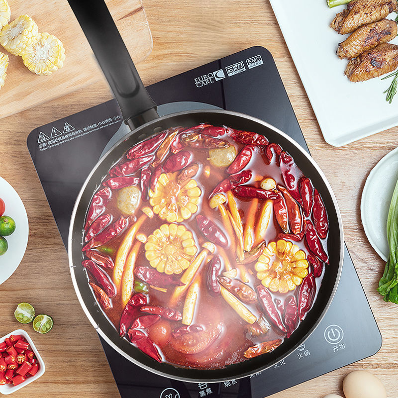 Household Simple Flat Non-Stick Frying Pan