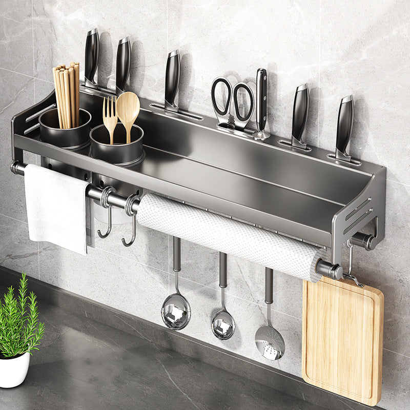 Kitchen Multifunctional Wall Mount Storage Rack