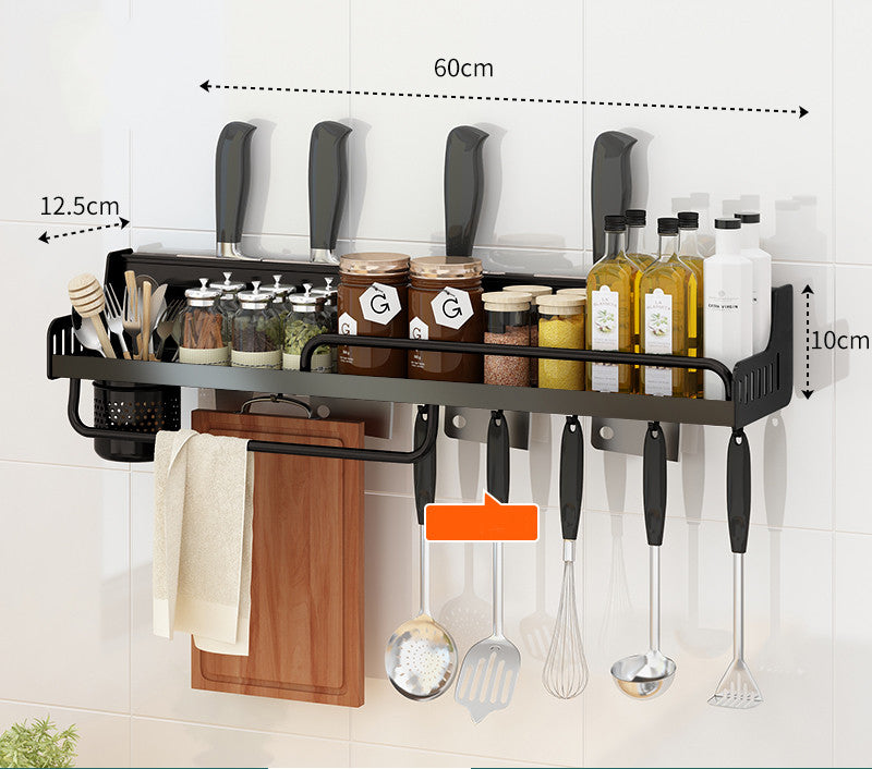 Kitchen Wall-mounted Multifunctional Storage Rack