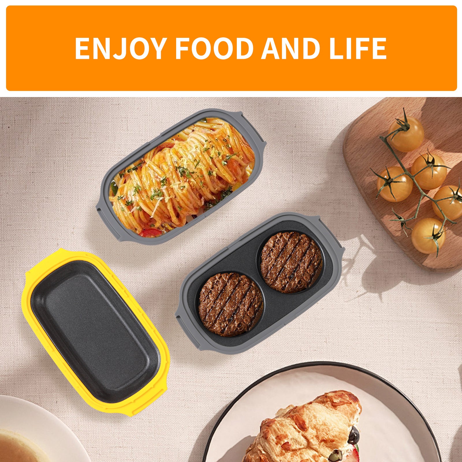 Nonstick Handheld Microwave Cookware Set