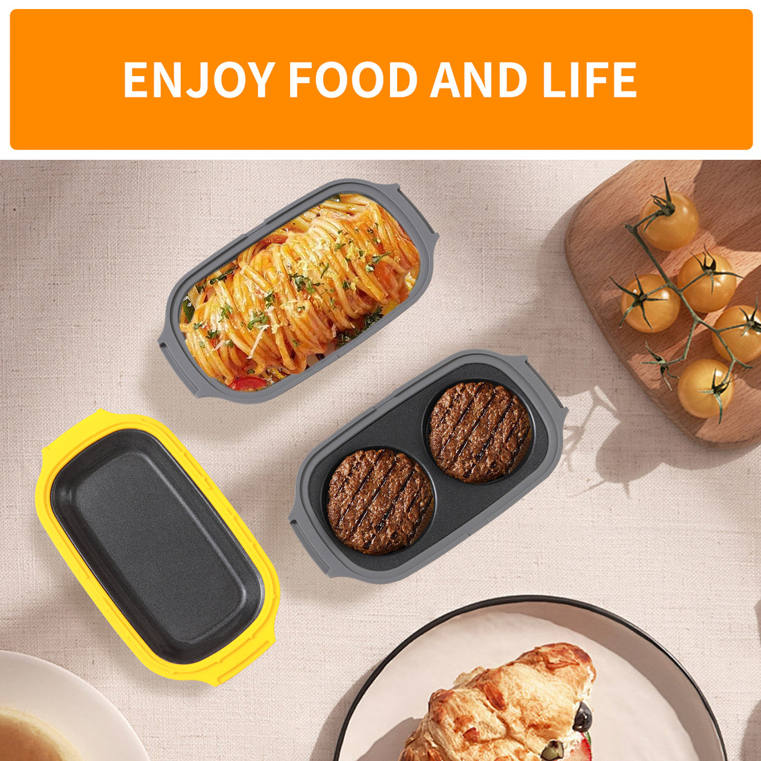 Nonstick Handheld Microwave Cookware Set