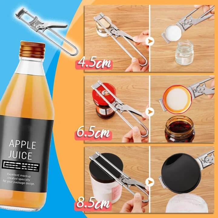 Multifunctional Stainless Steel Jar and Bottle Opener