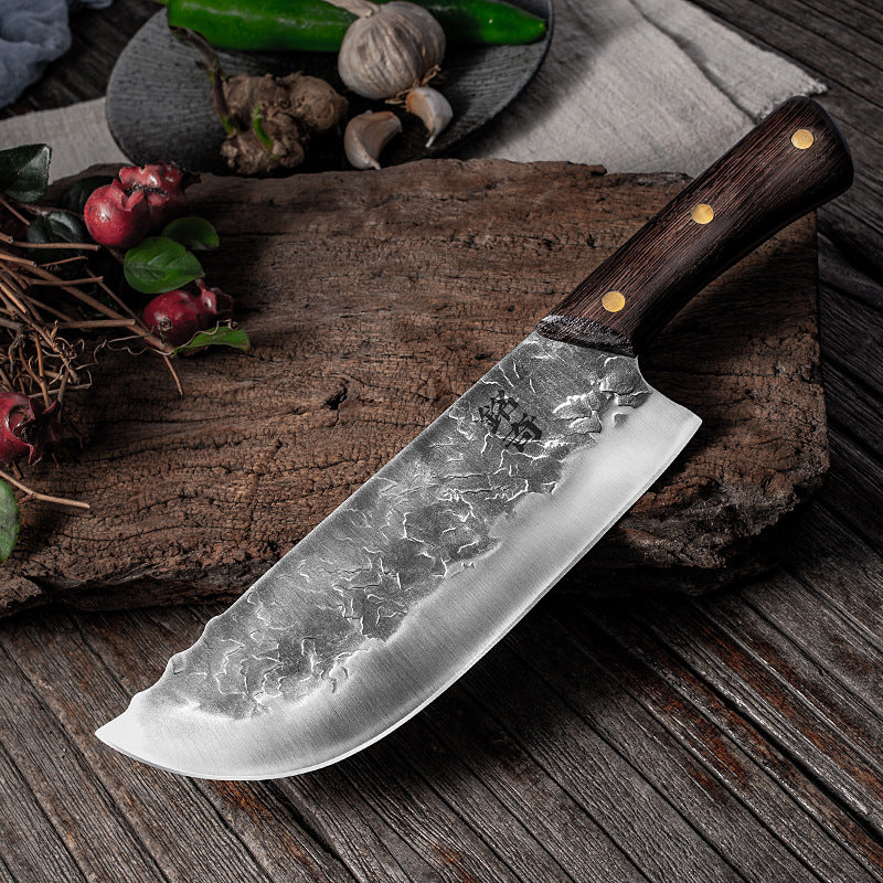 Hand Forged Longquan Old Kitchen Knife