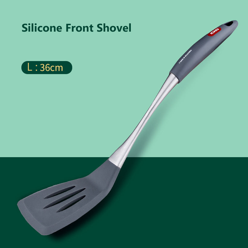Stainless Steel Silicone Spatula Spoon
