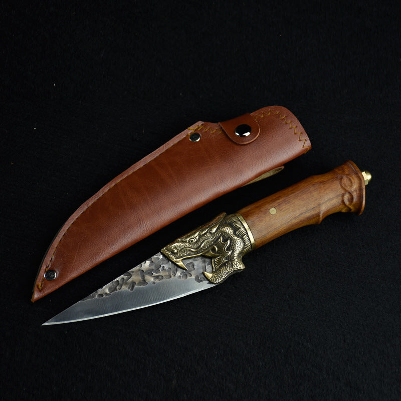 Forge longquan kitchen knife by hand