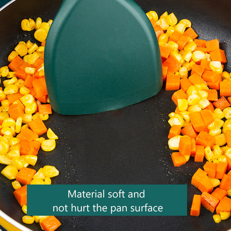 Stainless Steel Silicone Spatula Spoon