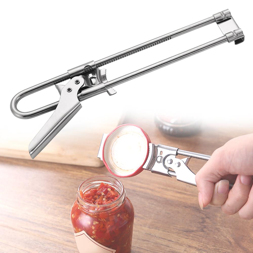 Multifunctional Stainless Steel Jar and Bottle Opener