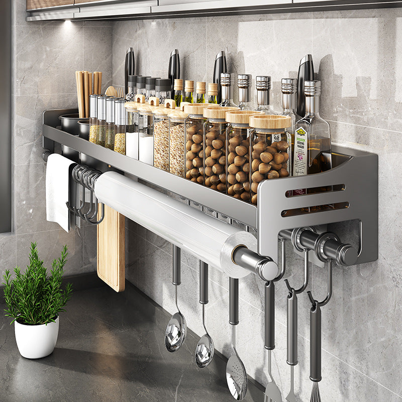 Kitchen Multifunctional Wall Mount Storage Rack