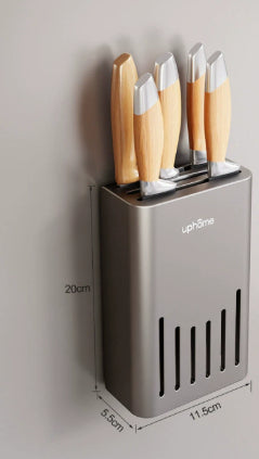Gun Gray Kitchen Storage Rack