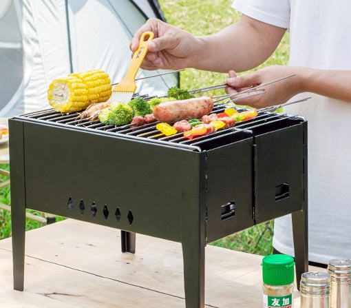 Barbecue Portable Outdoor Folding Rack Oven Set
