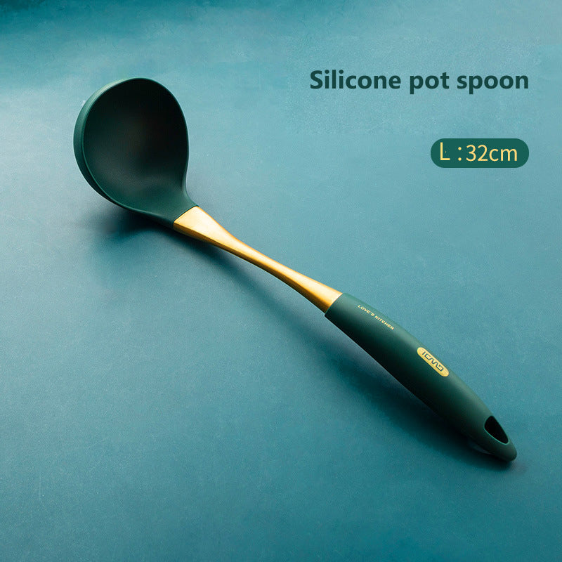 Stainless Steel Silicone Spatula Spoon
