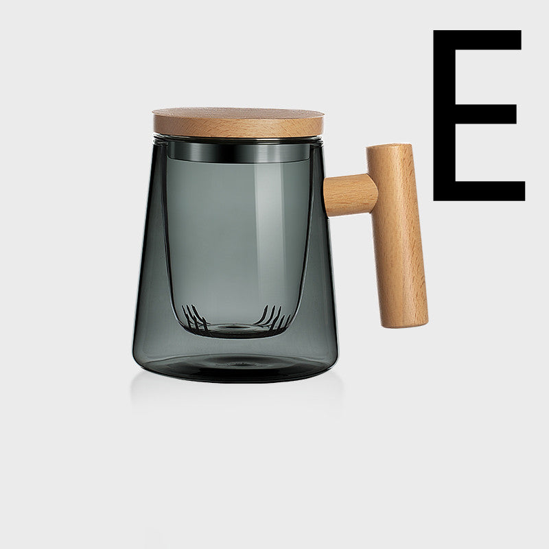 Tea And Water Separation Colored Cups