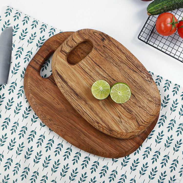 Zebra Kitchen Round Wooden Cutting Board