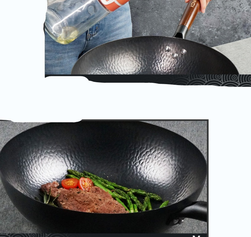 Household Non Stick Flat Bottom 32cm Frying Pan