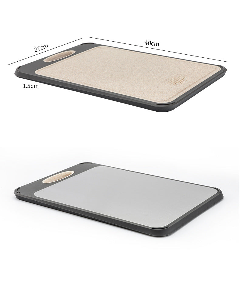 Double-sided Stainless Steel Thickened Cutting Board
