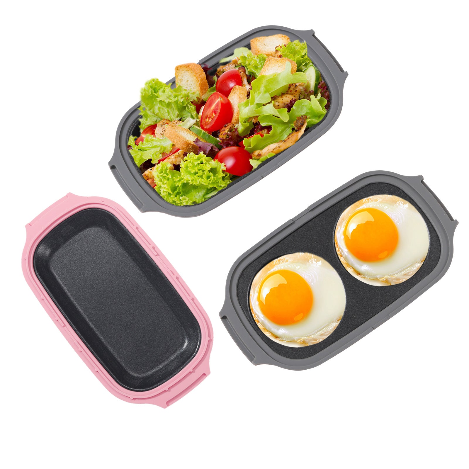 Nonstick Handheld Microwave Cookware Set