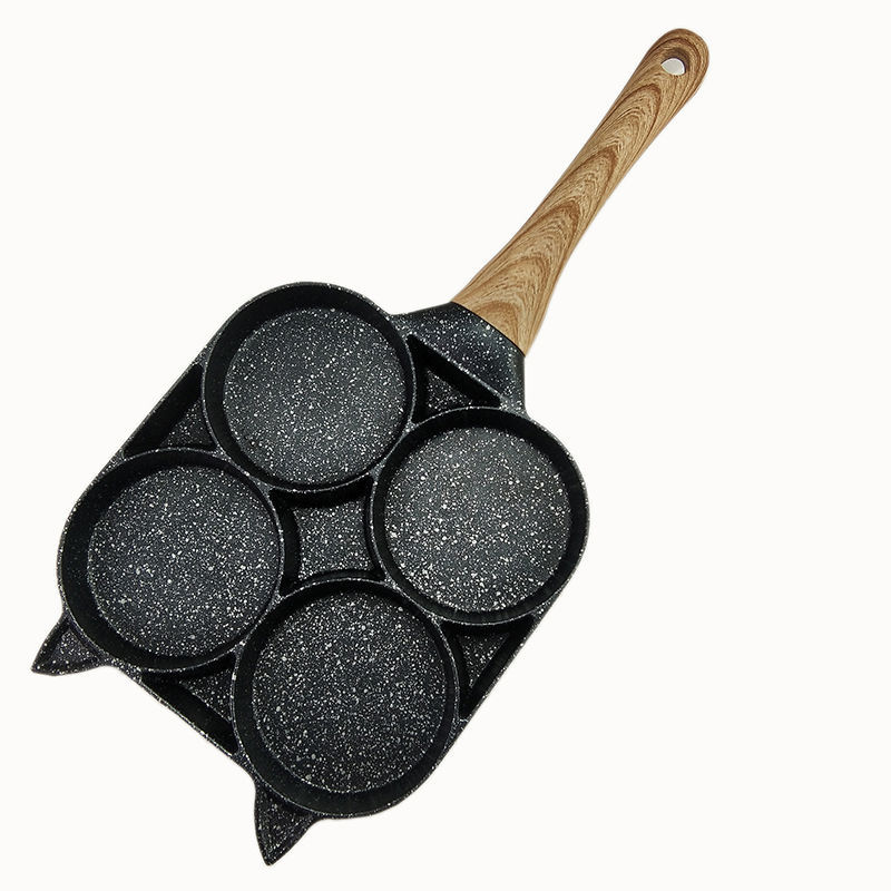 Two-hole Flat Bottom Non-stick Pan