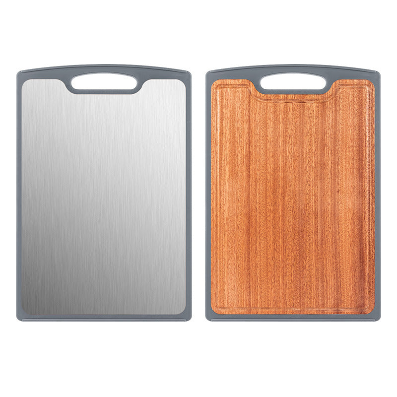 Antibacterial Stainless Steel Ebony Cutting Board