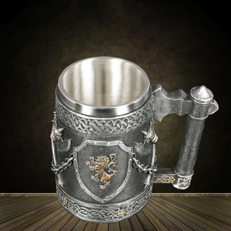 Beer Double Headed Eagle Winged Sword Mug