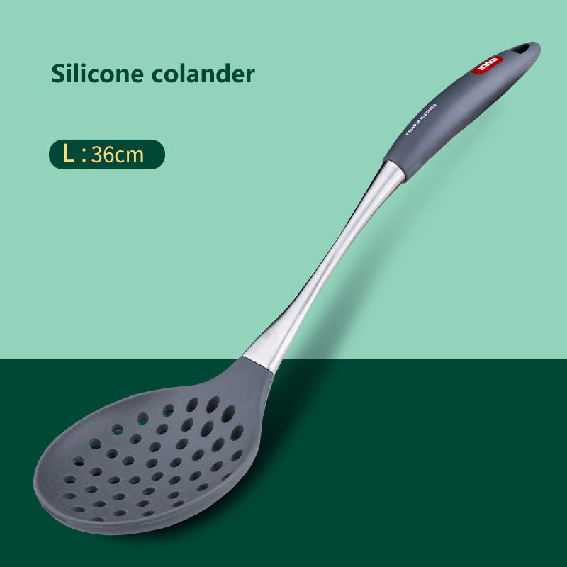 Stainless Steel Silicone Spatula Spoon