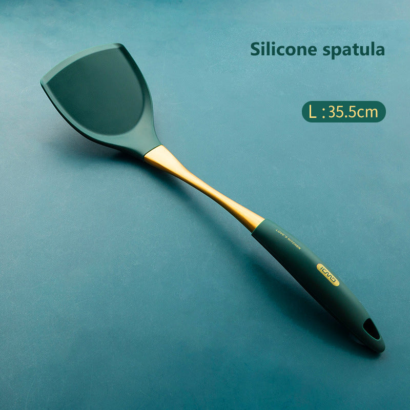 Stainless Steel Silicone Spatula Spoon