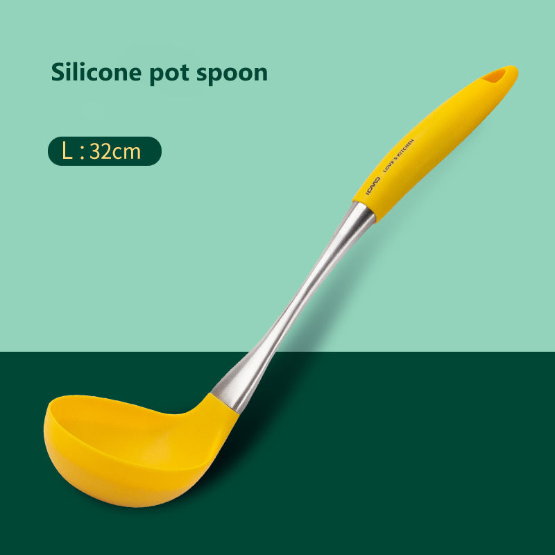 Stainless Steel Silicone Spatula Spoon