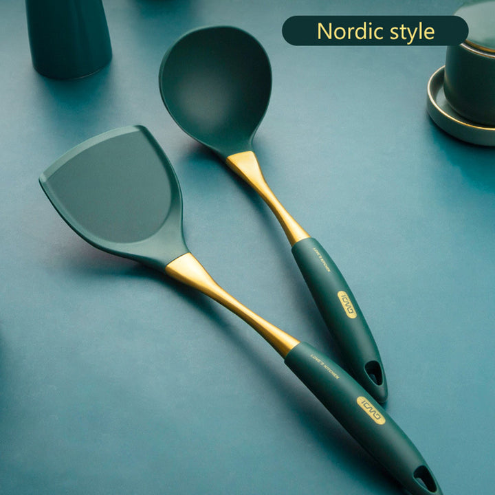 Stainless Steel Silicone Spatula Spoon