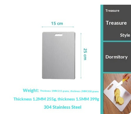 Stainless Steel Double-sided Cutting Board