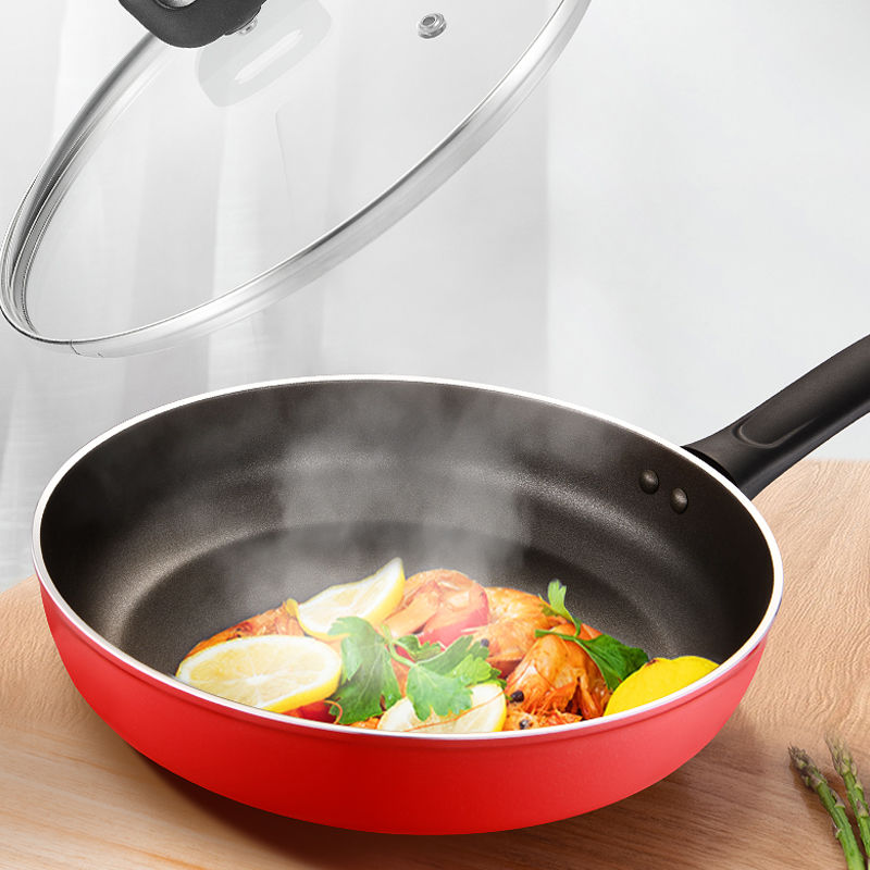 Household Simple Flat Non-Stick Frying Pan